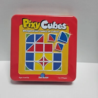 Pixy Cubes Visual Pattern Building Memory Puzzle Game In Tin by Blue Orange - Image 1 of 3