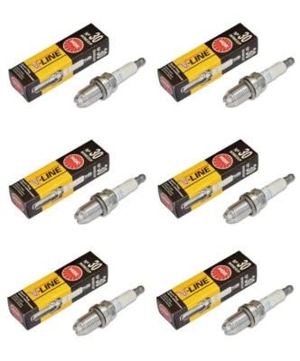 6x Zündkerzen V-Line von NGK passt für BMW 3er e46 320i 323i 325i 328i 330i - Bild 1 von 4