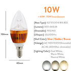 40X E27 E12 E14 B22 Dimmable Led Candle Light Bulbs 6W 8W 10W Candelabra Lamp
