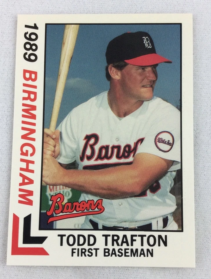 1989 Birmingham Barons - Southen League BEST Baseball Card - Todd Trafton - Image 1 of 1