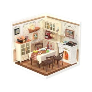 Kit de casa miniatura hágalo usted mismo comedor cálido Rolife - Imagen 1 de 5