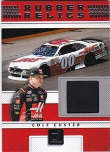 2018 Donruss Racing NASCAR Rubber Relics Race Used Tire Cole Custer - RR-CC