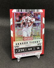 2020 Contenders Draft Picks DK Metcalf /10 SEASON TICKET BUILDING BLOCKS SSP #37