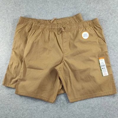 ✅SET-2 STRETCH Pantalones Cortos Husky Aprobados por la Escuela 14-16 Pull On Wonder Nation👀📸📏 Foto 1 de 4