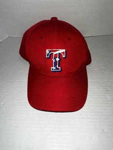 Texas Rangers Tom Thumb Dr Pepper Baseball Cap Adjustable Snapback Red - Picture 1 of 4
