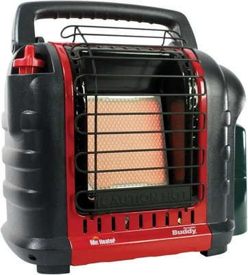 Aquecedor portátil de propano Mr. Heater F232000 MH9BX 9000 BTU - Preto+vermelho - Imagem 1 de 4