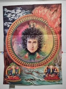 Póster original Bob Dylan Earth Water Fire Air Blacklight 1969 - Imagen 1 de 5