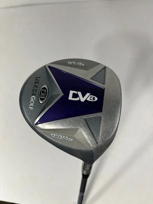 U S Kids Golf DV3 Driver WT 15s 17*/360cc - RH Junior Club Age 8-10 Yrs USKG 54" - Image 1 of 4