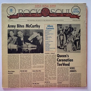 Rock 'N' Soul 1953-1954-1955 - VA - 1973 US Hole Punch Vinyl LP Very Good VG/VG - Picture 1 of 5