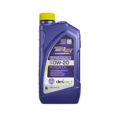 Aceite de motor Royal Purple - 0W20 - Sintético - 1 qt - Cada uno Foto 1 de 3