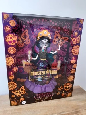 MONSTER HIGH HOWLIDAY DIA DE MUERTOS SKELITA CALAVETAS DOLL NEW MATTEL 2023 - Image 1 of 4