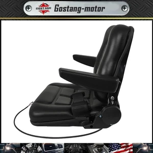 Tractor Seat Universal Folding & Adjustable Forklift Seat w/ SeatSwitch - Picture 1 of 9