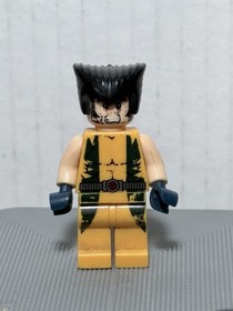 LEGO Wolverine Minifigure sh0017 Super Heroes X-Men 6866 Marvel CMF Lot Rare HTF