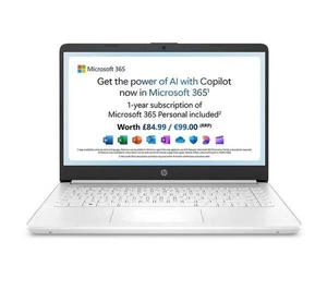 HP Stream 14s-dq0508sa 14" Laptop - Intel Celeron , 128 GB SSD - Afbeelding 1 van 3