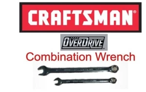 Craftsman Overdrive Combination Wrench Metric/SAE Gun Metal Tight Torque Select - Picture 1 of 13