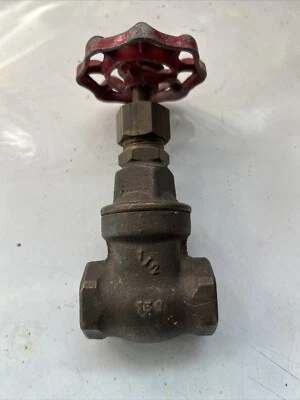 Valve For Shut Off  Milwaukee 1/2 150 Brass - Image 1 of 4