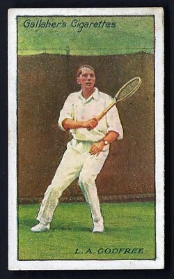 GALLAHER - LAWN TENNIS CELEBRITIES - #13 L A GODFREE - Image 1 of 2