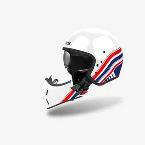 Casco Cruce Híbrido Convertible Airoh J 110 Eon Glosado Tamaño Xs S M L XL XXL - Imagen 1 de 3