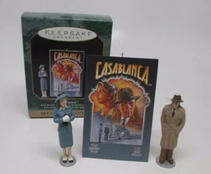 Hallmark Keepsake CASA BLANCA 3 Piece ORNAMENT set Bogart Bergman - Picture 1 of 1