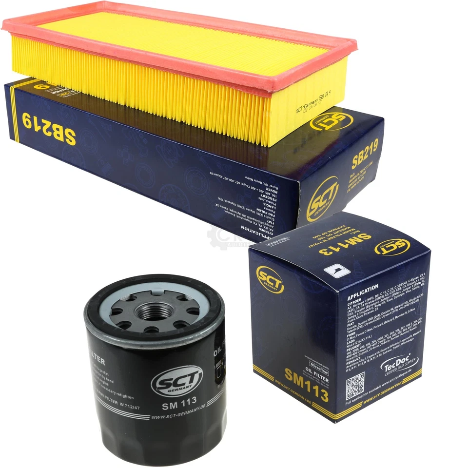 SCT Inspektionspaket Filtersatz für Peugeot 807 2.0 HDi 2.2 406 Citroën C8 C5 I - Bild 1 von 4