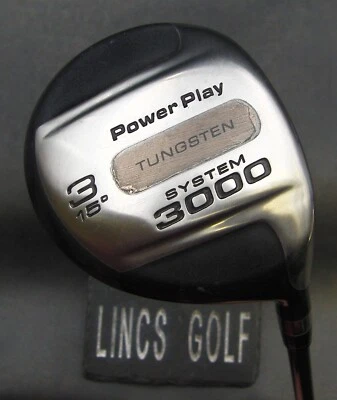 Power Play Tungsten System 3000 15° 3 Wood Regular Graphite Shaft TourArrow Grip - Image 1 of 4