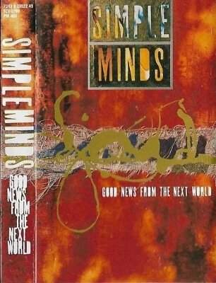 Simple Minds ‎Good News From The Next World CASSETTE ALBUM ALT ROCK POP ROCK - Image 1 of 4