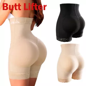 Bum Butt Lifter Booty Shorts Padded Pants Hip Enhancer Shaper Underwear Knickers - Picture 1 of 22