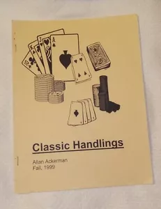 Carta Note Firmata Allan Ackerman Magic Steve Forte Zarrow Ed Marlo gioco d'azzardo - Foto 1 di 12