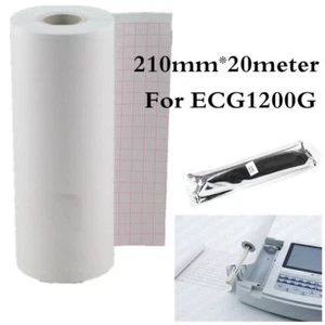 Carta stampante termica per macchina ECG ECG ECG1200G, 210 mm*20 metri, carta da registrazione - Foto 1 di 1