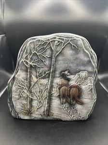 Ceramic Horse And Indian Decor - Picture 1 of 5