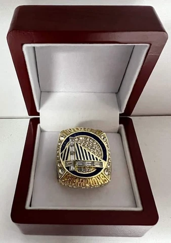 Draymond Green - 2022 Golden State Warriors Championship Ring W Wood Display Box Cover