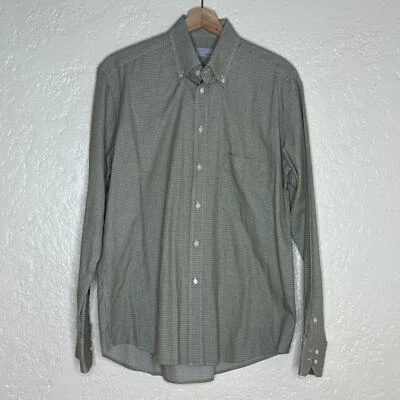 Camisa de vestir Missoni para hombre a cuadros con botones manga larga cuello talla XS 16/41 Foto 1 de 4