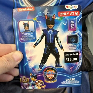 Paw Patrol Chase Kleinkind Leuchtkostüm The Mighty Movie Größe 2T Einzelhandel 35 $ - Bild 1 von 18