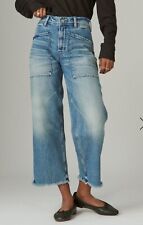 Lucky Brand Legend Crop Wide Leg Jean, size 8 / 29, blue, Utility Style, NWOT