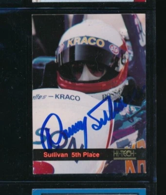 1993 Hi-Tech  #P1/6 Danny Sullivan Indy 1992 Signed Autograph (EV49) SWSW6 - Image 1 of 2