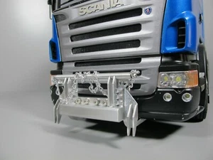 Aluminum Chain Animal Bumper Guard for Tamiya 1/14 Scania R620 R470 Semi Truck - Picture 1 of 6