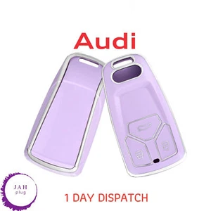 Schlüsselanhänger Cover Case Auto Smart Lila für Audi A4 B9 A5 A6 8S 8W Q5 Q7 4M S5 S7 TT - Bild 1 von 8