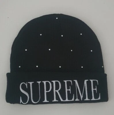 Bonnet Noir Studded FW18 Supreme - Photo 1/4