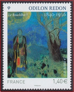 2011 FRANKREICH Nr. 4542 ** TABLEAU, Odilon REDON, Le Buddha, FRANKREICH 2011 Gemälde postfrisch - Bild 1 von 1