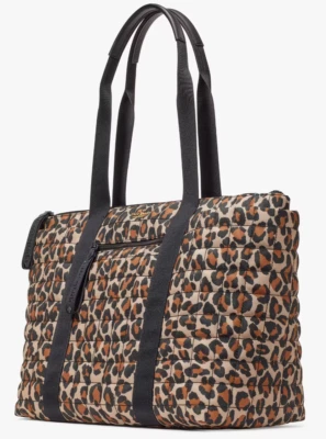 Bolso de Mano Kate Spade Camden Leopardo X Grande Nylon Estampado Animal Leopardo Nuevo con Etiquetas KH406 F Foto 1 de 4
