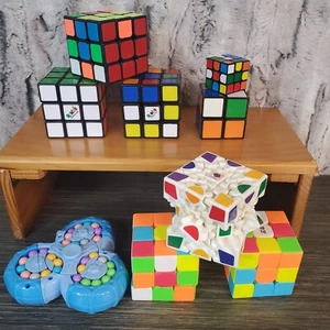 Puzzle Cube Brainteasers Lot Of 9 Hand Games - Various Sizes, Brands EXCELLENT  - Picture 1 of 5