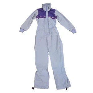 Vintage Serac Ski Snowsuit Bibs One Piece 80s 90s Women's XS Small - Picture 1 of 18