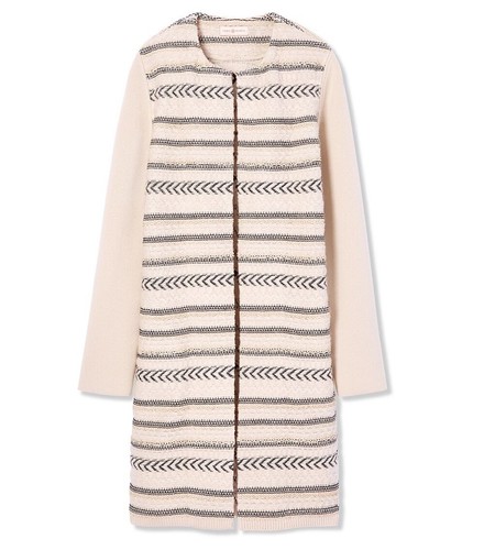 Cappotto Tory Burch autentico nuovo con etichetta taglia Large L NUOVO