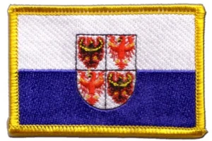 Italien Trentino-Südtirol Aufnäher Flaggen Fahnen Patch Aufbügler 8x6cm - Picture 1 of 1