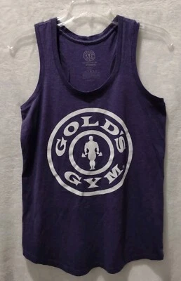 Camiseta sin mangas Gold's Gym Gold's Gear Junior's M púrpura espalda deportiva sin mangas Foto 1 de 4