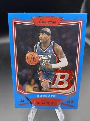 Parche de camiseta Jason Richardson 2008 Bowman Game Worn/50 Foto 1 de 2