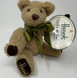Harrods 8 inch Teddy Bear Tails and Tales Articulated Dark Blonde Woolly Plush - Picture 1 of 14