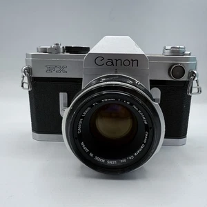 Canon FX 35mm SLR Camera with FL 50mm f/1.8 Lens Untested - Picture 1 of 11