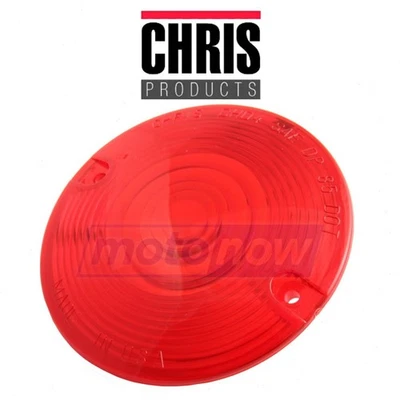 Chris Turn Signal Lens Flat Style for 1998-2006 Harley Davidson FLTRI Road ly - Image 1 of 4