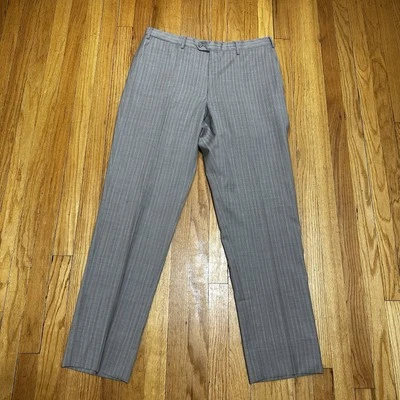 Pal Zileri Men’s Dress Pants 36x33 Stripes Wool Old Money Luxury  - Image 1 of 4